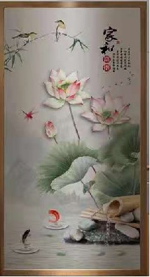 钢化夹丝画