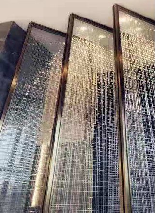 钢化夹丝画